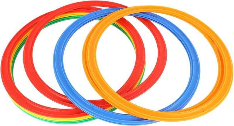 Srliya Sports Speed Ring Set 10 Rings 10 Buckles Increased Agility Outdoor Rings Toy M 28cm - Image 3